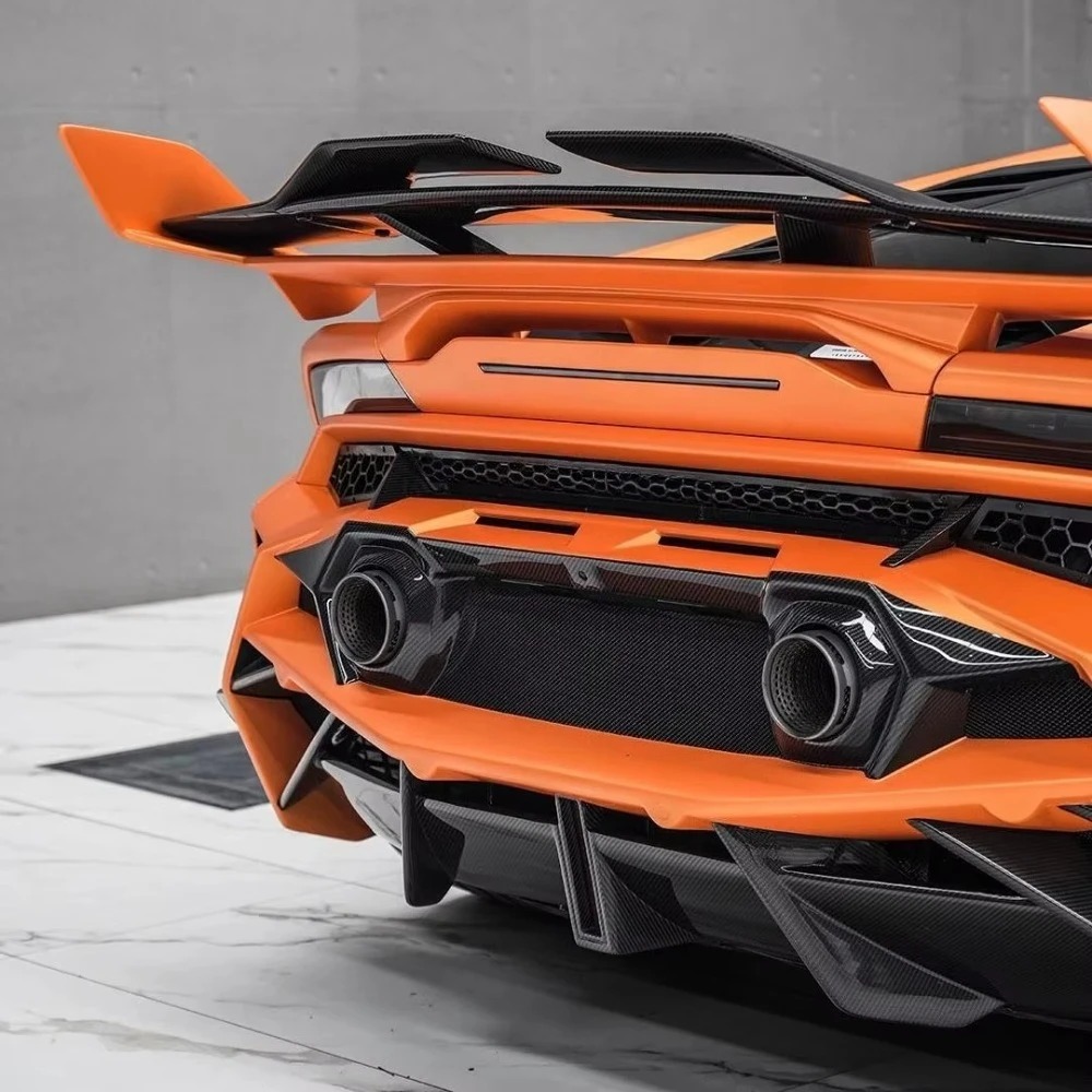 L Style WBK EVO Body Kits for Huracan LP580 LP610 Dry Carbon Fiber Front Lip Side Skirt Rear Diffuser Hood Fender